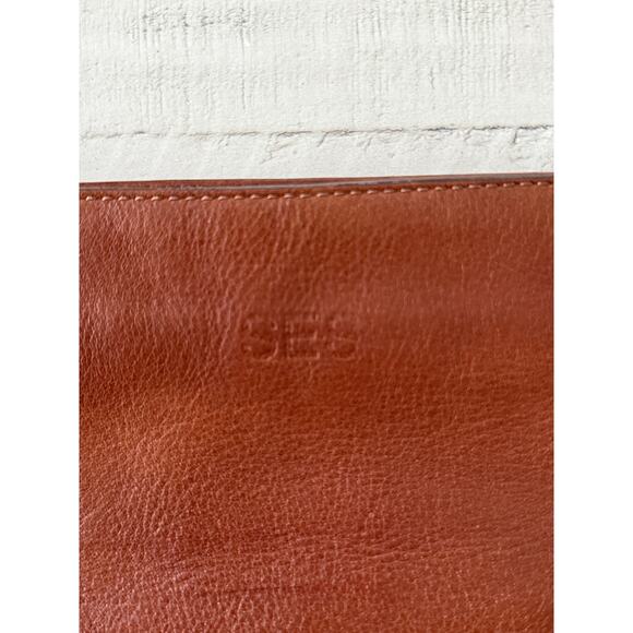 Fossil Brown Leather Hobo Shoulder Bag with Key Charm & Personalized Monogram - Picture 6 of 6